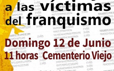 Homenajes a las víctimas del franquismo en Colmenar Viejo